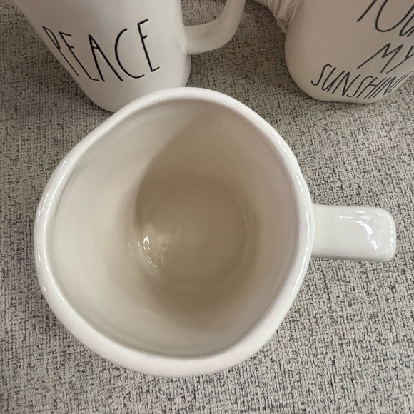 Rae Dunn White Mugs Be Kind - Picture 2 of 3